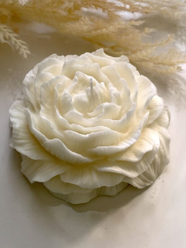 Peony Flower Candle - Image 2